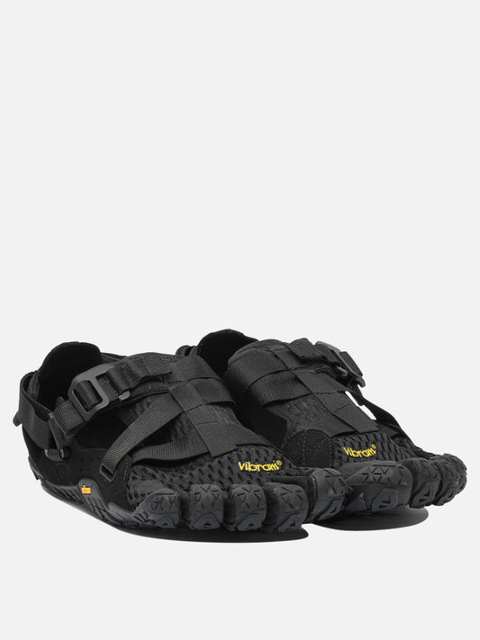 Low top sneakers 100% mesh - 100% rubber  Black - Vibram Men | PDP | VIETTI Online Store | 2
