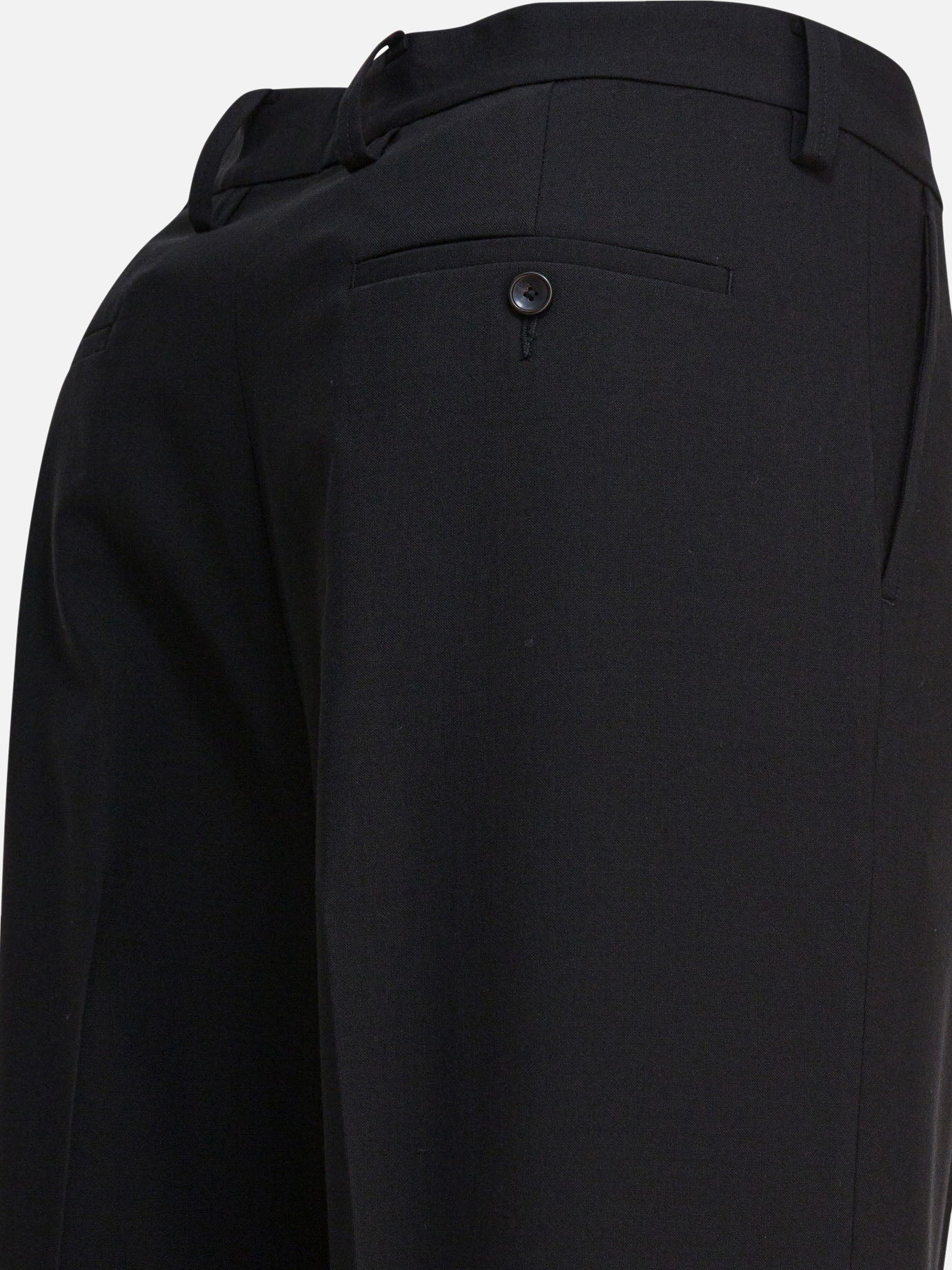 Vince Pleated "Louie Relaxed" trousers Black