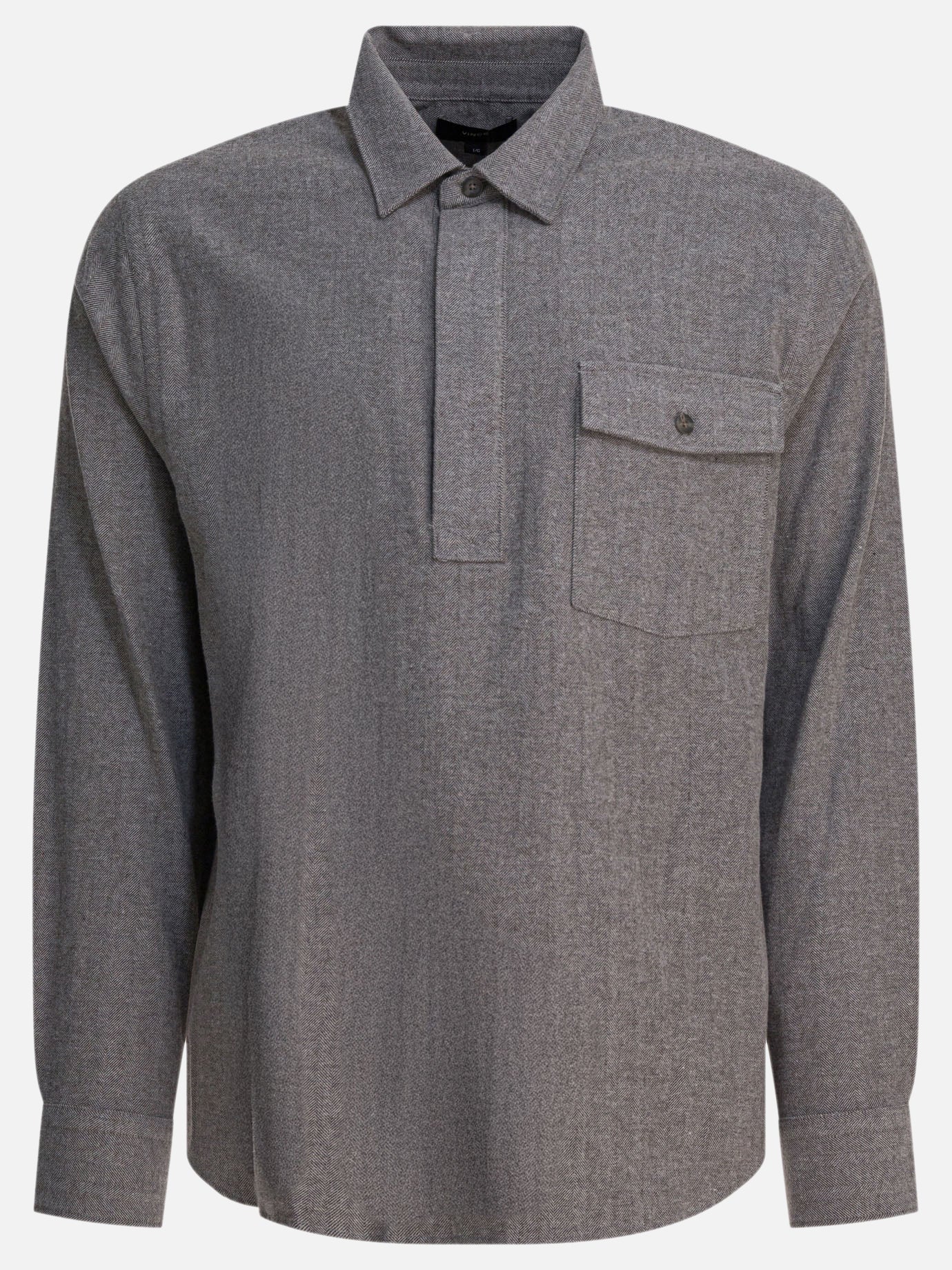 Casual shirts Herringbone  Grey - Vince Men | PDP | VIETTI Online Store | thumbnail