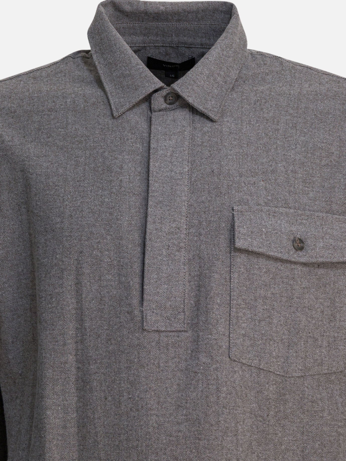 Casual shirts Herringbone  Grey - Vince Men | PDP | VIETTI Online Store | Zoom-Modal_3
