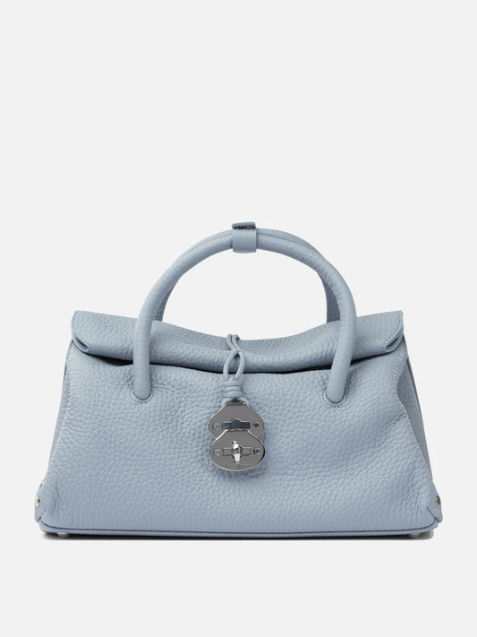 Medium bags 100% cow leather - 100% cotton  Blue - Zanellato Women | PLP | VIETTI Online Store 
