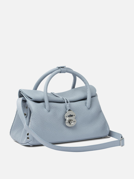 Medium bags 100% cow leather - 100% cotton  Blue - Zanellato Women | PLP | VIETTI Online Store | 2
