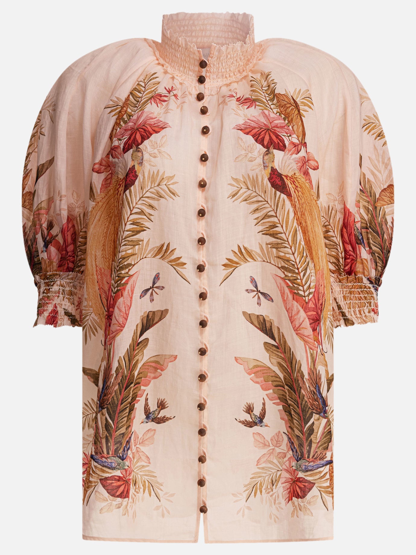 Casual shirts Floral  Beige - Zimmermann Women | PDP | VIETTI Online Store | thumbnail