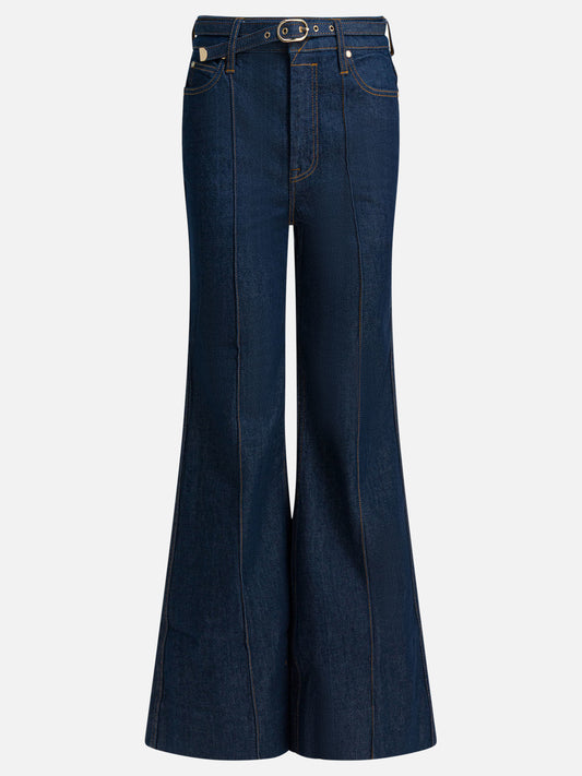 Wide-leg jeans Denim  Blue - Zimmermann Women | PLP | VIETTI Online Store 
